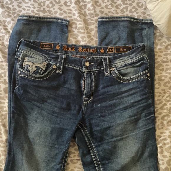 Rock Revival Jeans size 32 long - Picture 2 of 5